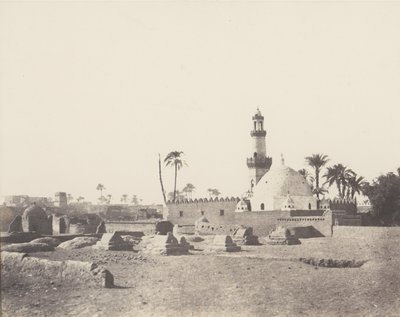 Souâdj, muslimischer Friedhof und Grab von Mourâd-Bey, 1851-52, gedruckt 1853-54 von Félix Teynard