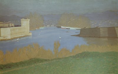 Der Hafen von Marseille von Félix Vallotton