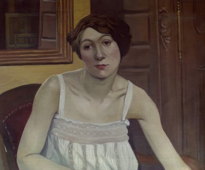 Frauenbildnis in Halbfigur von Félix Vallotton