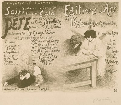 Père: Tragödie in 3 Akten von Aug. Strindberg, 1894 von Félix Vallotton