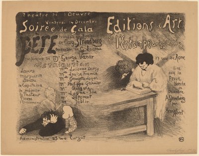 Père: Tragödie in 3 Akten von Aug. Strindberg, 1894 von Félix Vallotton