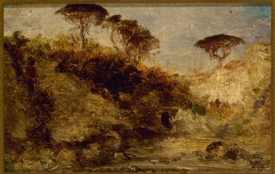 Neapel, Schirmkiefern, zwischen 1850 und 1862 von Félix Ziem
