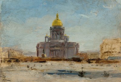 Sankt Petersburg, Sankt Isaak, zwischen 1-1844 und 9-1844 von Félix Ziem