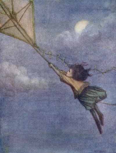 Drachen, an den Peter Wendy band von Flora White