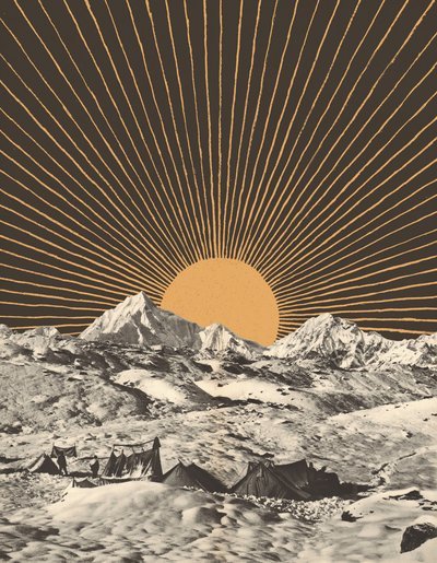 Berglandschaft 6 von Florent Bodart