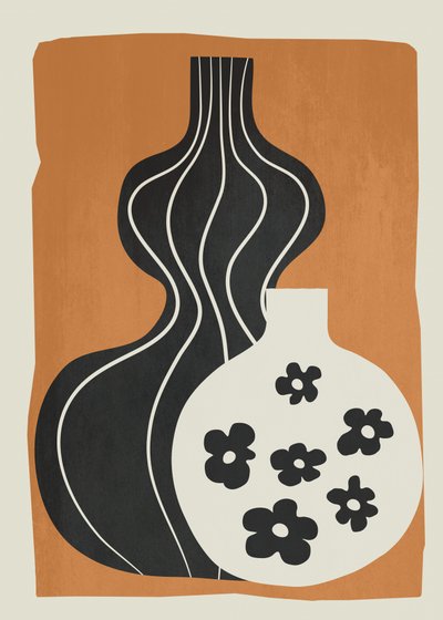 Abstrakte Blumenvasen von Flow Line