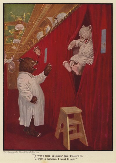 Ich werde nicht oben schlafen, sagte Teddy - G, ich will ein Fenster, ich will sehen. von Floyd V. Campbell