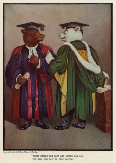 Diese Roben und Mützen und Schriftrollen, die Sie sehen, geben wir Ihnen jetzt als Ihren Abschluss von Floyd V. Campbell