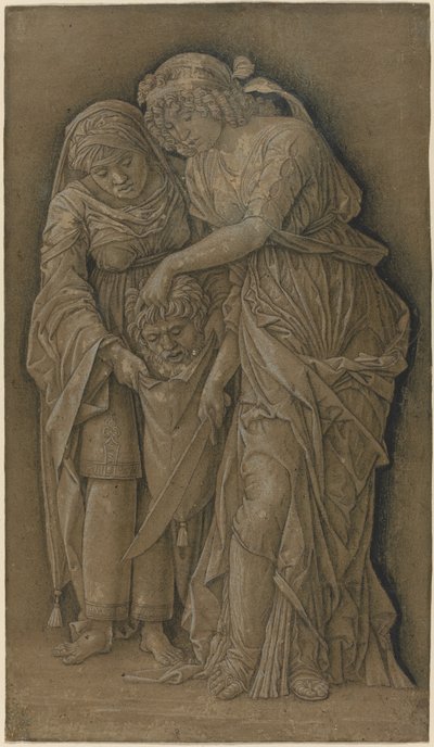 Judith mit dem Kopf des Holofernes von Follower of Andrea Mantegna