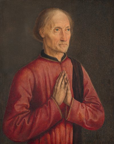 Porträt eines Stifters von Follower of Dirck Bouts