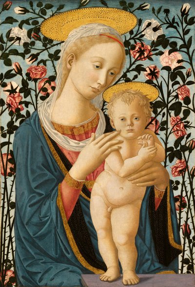 Madonna mit Kind von Follower of Fra Filippo Lippi and Pesellino