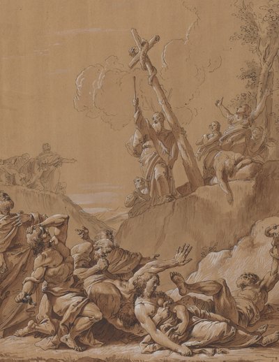Moses und die eherne Schlange von Follower of Francesco Fontebasso