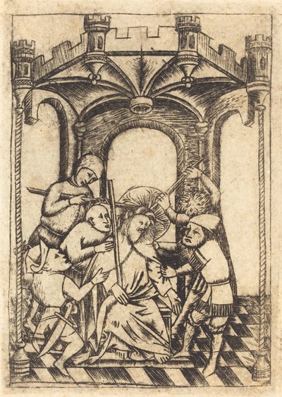 Die Dornenkrönung von Follower of Master of the Playing Cards