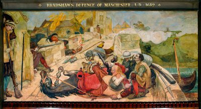 Bradshaws Verteidigung von Manchester AD 1642 von Ford Madox Brown