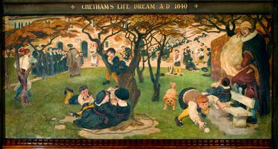 Chethams Lebenstraum AD 1640 von Ford Madox Brown
