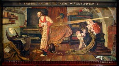 Crabtree beobachtet den Venustransit 1639 n. Chr. von Ford Madox Brown