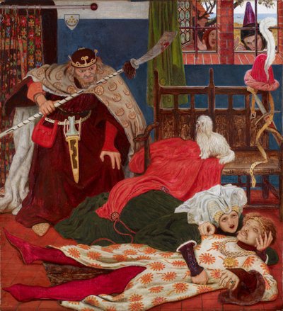 Der Tod von Sir Tristram von Ford Madox Brown