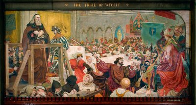 Der Prozess von Wyclif von Ford Madox Brown