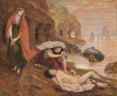 Die Auffindung von Don Juan durch Haidée von Ford Madox Brown