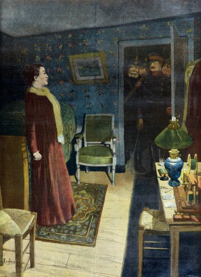 Juliette Dodu wird 1870 verhaftet von Fortune Louis Meaulle
