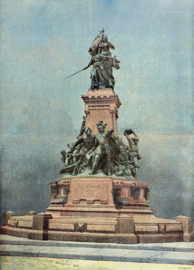 Denkmal der Verteidigung von Saint Quentin 1557 gegen die Spanier von Fortune Louis Meaulle