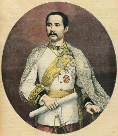 Porträt von König Rama V. von Siam von Fortune Louis Meaulle