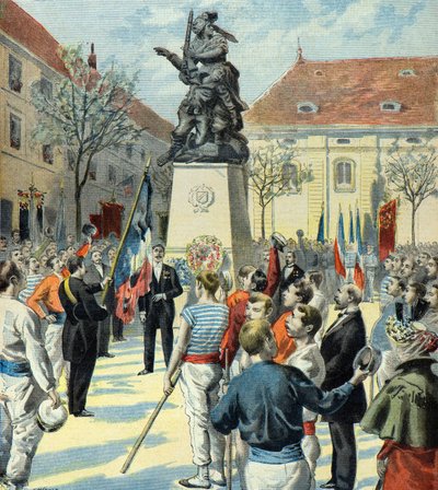 Gedenkfeiern in Belfort 1896 von Fortune Louis Meaulle
