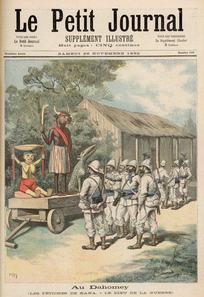 Kana-Fetische in Dahomey, aus 