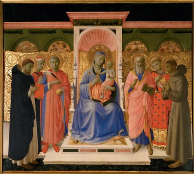 Annalena Altar von Fra (c.1387-1455) Angelico