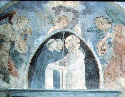 Christus mit Pilgern von Fra (c.1387 1455) Angelico
