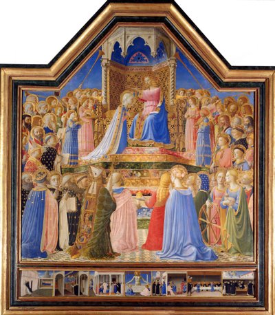 Krönung der Jungfrau Maria, ca. 1430-32 von Fra  Angelico