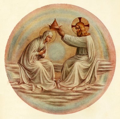 Die Krönung der Jungfrau, 15. Jahrhundert, ca. 1909 von Fra Angelico
