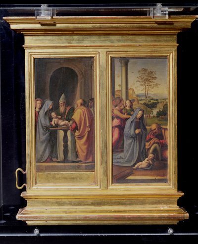 Darstellung im Tempel und die Geburt Christi, ca. 1497 von Fra Bartolommeo