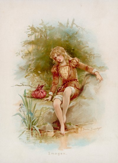 Imogen aus Shakespeares Cymbeline von Frances Brundage