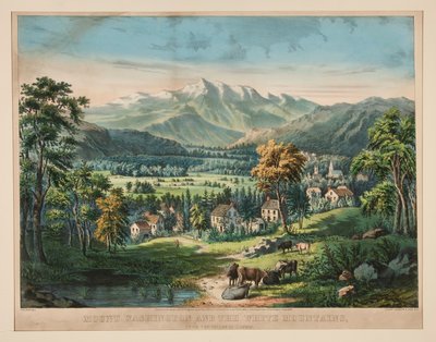 Mount Washington und die Weißen Berge von Frances Flora Bond Palmer