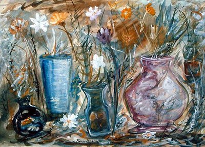 Blumenvasen von Frances Hodgkins
