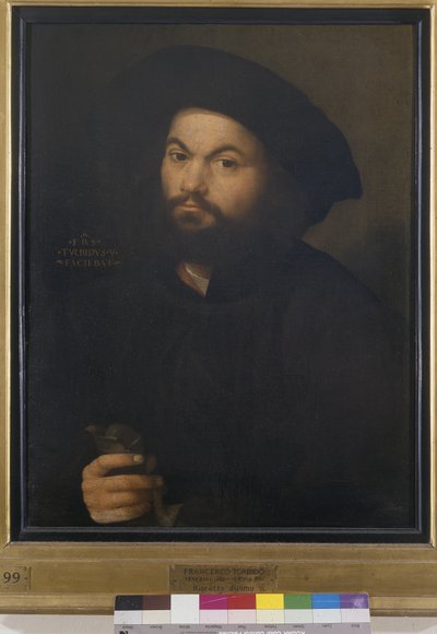 Porträt eines Mannes, ca. 1520 von Francesco Torbido