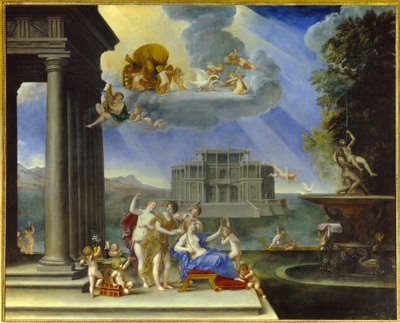 Die Toilette der Venus von Francesco Albani