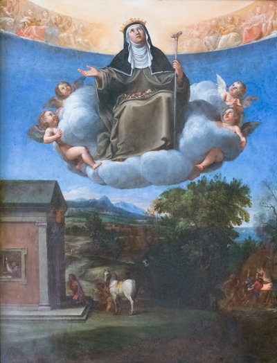 St. Elisabeth in Herrlichkeit von Francesco Albani