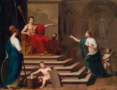 Allegorie Napoleons als Befreier Italiens 1797 von Francesco Alberi