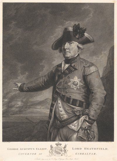 George Augustus Elliot, Lord Heathfield, Gouverneur von Gibraltar von Francesco Bartolozzi