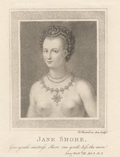 Jane Shore von Francesco Bartolozzi