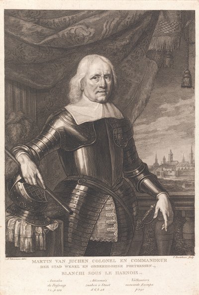 Martin Van Juchen, Oberst und Kommandeur der Stadt Wesel und Untergebene Festungen, Blanchi Sous Le Harnois von Francesco Bartolozzi