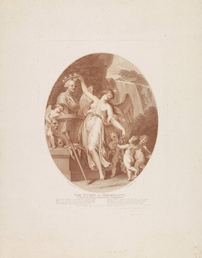 Nymphe der Unsterblichkeit (Shakespeariana) von Francesco Bartolozzi