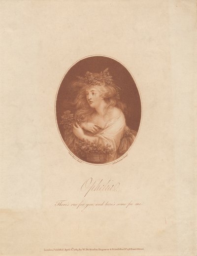 Ophelia: Da ist Raute für dich und hier ist etwas für mich von Francesco Bartolozzi