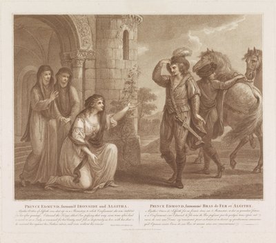 Prinz Edmund und Algitha von Francesco Bartolozzi