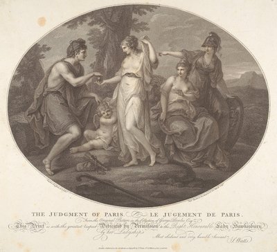 Das Urteil des Paris von Francesco Bartolozzi