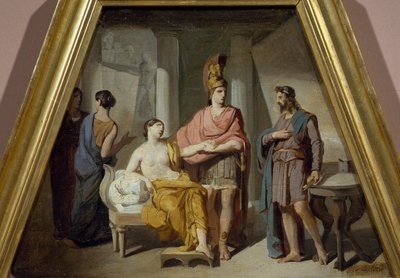 Alexander überlässt seine Geliebte Campaspe an Apelles, von Francesco Coghetti von Francesco Coghetti