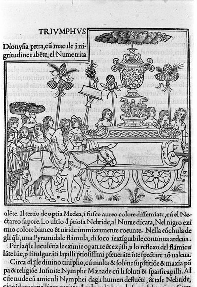 Stich in „Hypnerotomachia Polyphili“ (der Traum von Poliphila) von Dominikanermönch Francesco Colonna, Venedig von Francesco Colonna