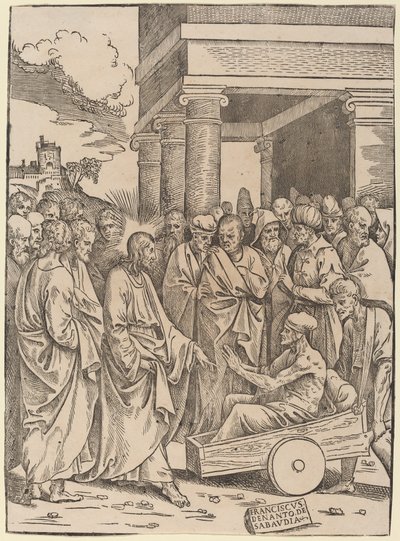 Die Auferweckung des Lazarus von Francesco Denanto